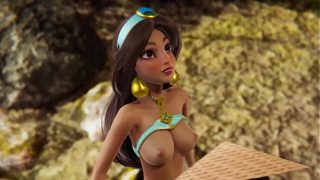 Disney Futa – Raya gets creampied by Jasmine – 3D Porn