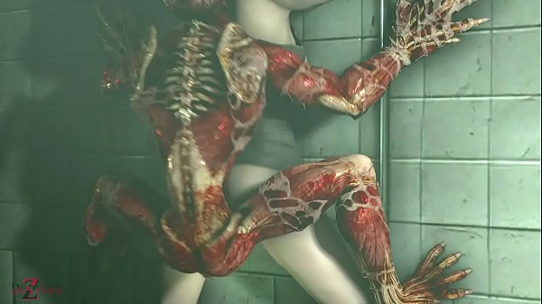 RESIDENT EVIL 2 REMAKE: Licker & Claire Redfield