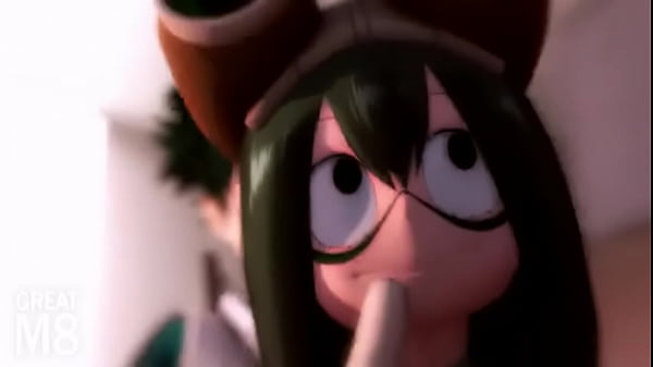 My Hero Academy: Tsuyu Asui having sex with Izuku Midoriya [SFM With Sound]