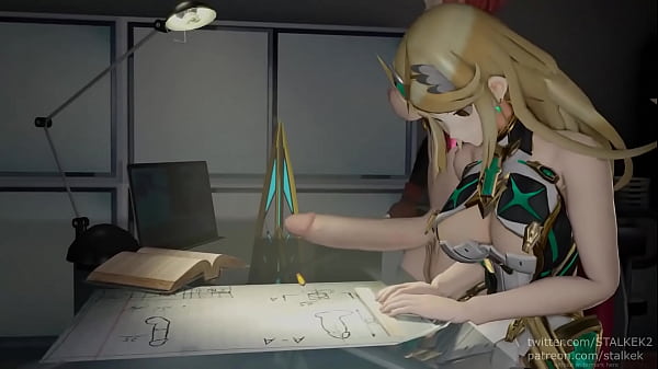 Futa Pyra dominates and fucks Mythra