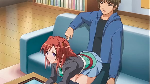 Stepbrother Gets A Boner When Stepsister Sits On Him – Hentai [Subtitled]
