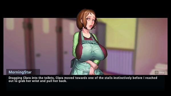 Taffy tales Clara BJ MC in bathroom
