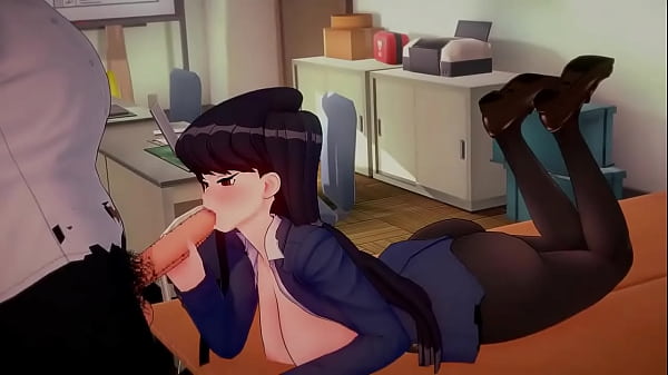 Komi Shouko hace reforzamiento después de clases