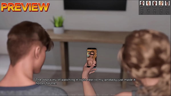 Stepmom Jerking Off His Huge Cock Watching Porn in Her Bedroom, Watching Naughty Porn With His Busty Stepmom – Blacked House 03 3D Porn Game