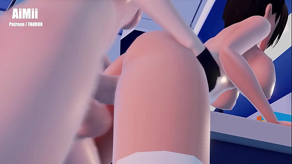 Futanari Hayase Yuuka On Duty Blue Archive Deepthroat Sex Anal