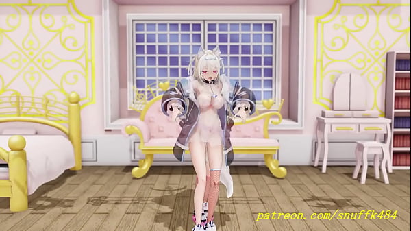 NoVR MMD FuwaMoco Dance: Hololive Hentai Burlesque Extravaganza feat. Fuwa